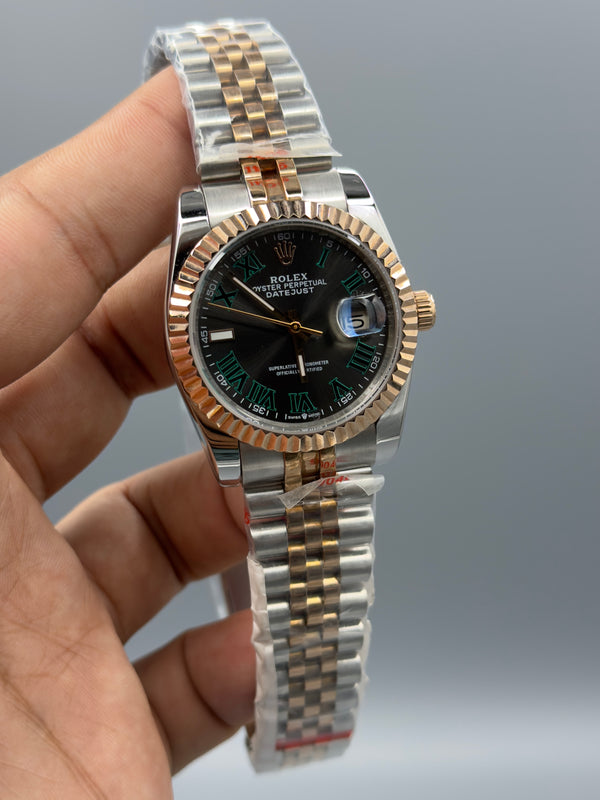 Datejust | 36mm | Twotone chain |wimbledon