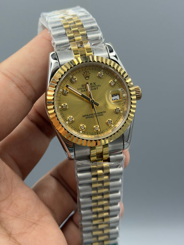 Datejust | 36mm | Twotone chain | Dimond digit