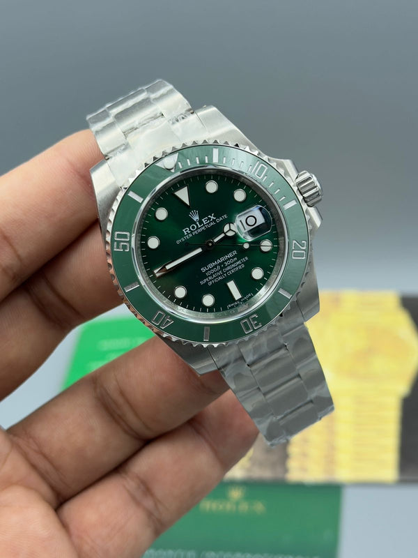 Submariner | Silver chain | silver case