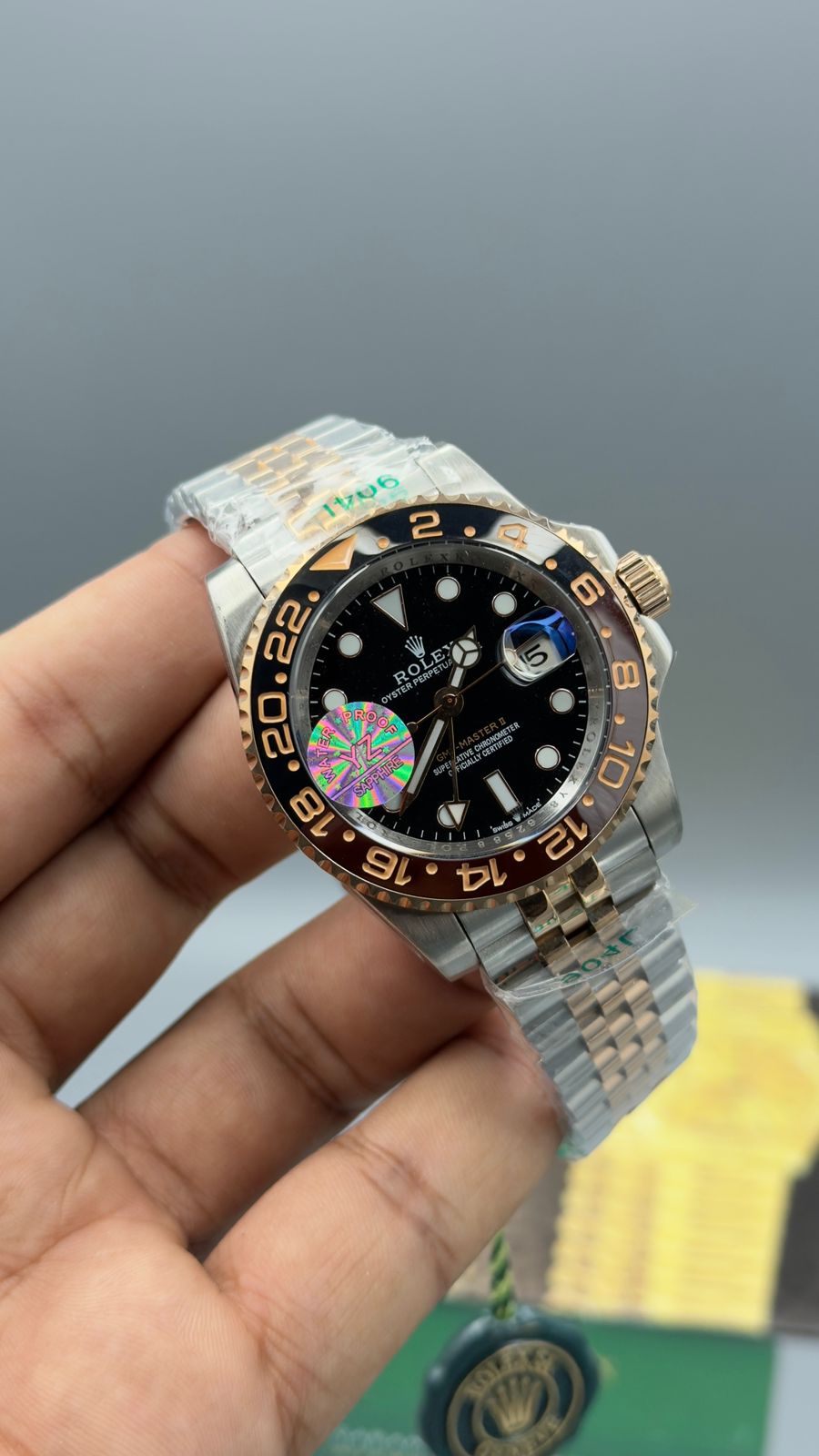 Gmt master 2| Twotone chain | Silver Case |Automatic