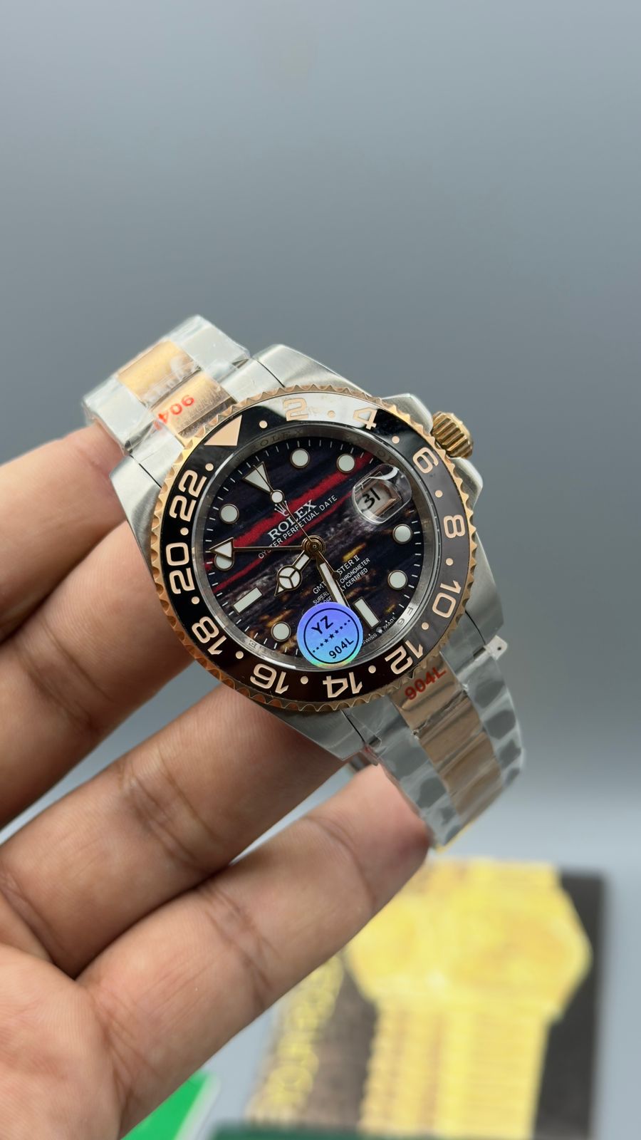 Gmt master 2| Twotone chain | Silver Case |Automatic