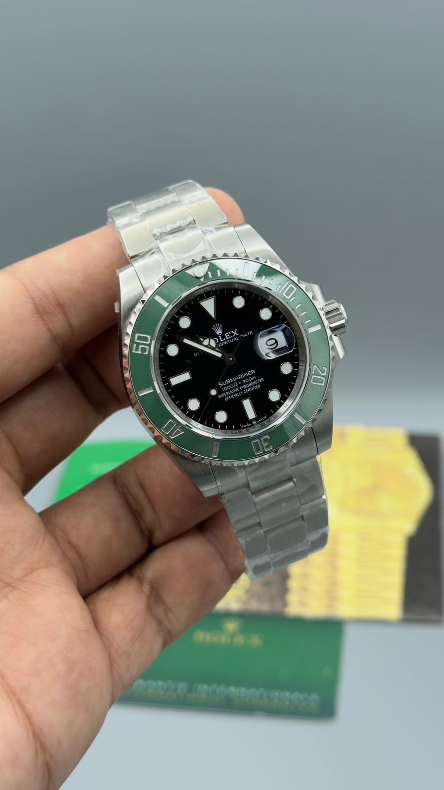 Submariner | Silver chain | silver case