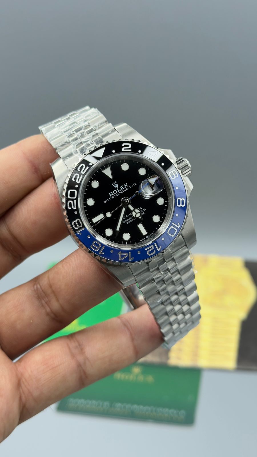 Gmt Batman | Silver chain | silver case