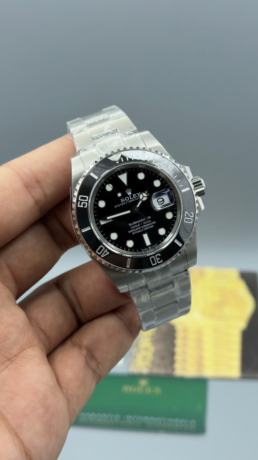 Submariner | Silver chain | silver case