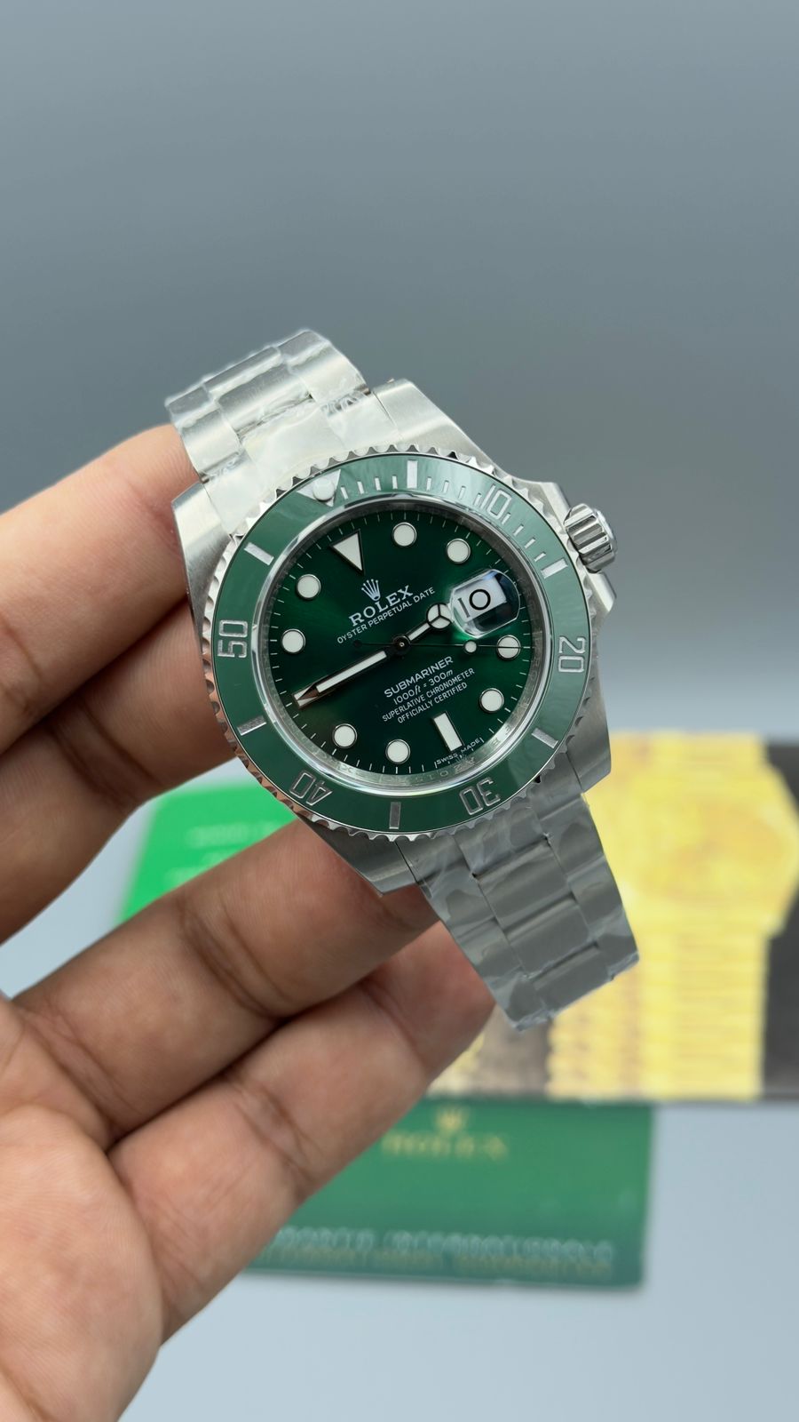 Submariner | Silver chain | silver case