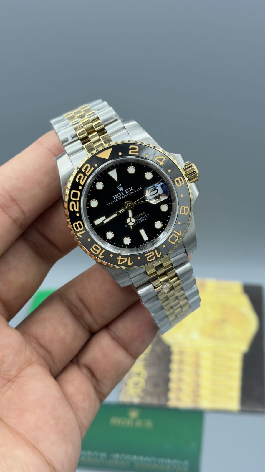 Gmt zombie | twotone chain | silver case