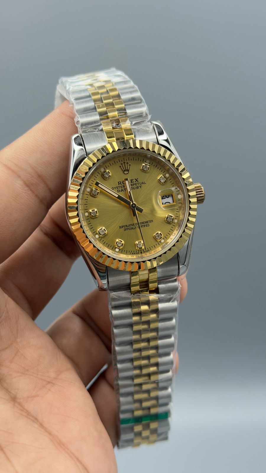 Datejust | 36mm | Twotone chain | Dimond digit