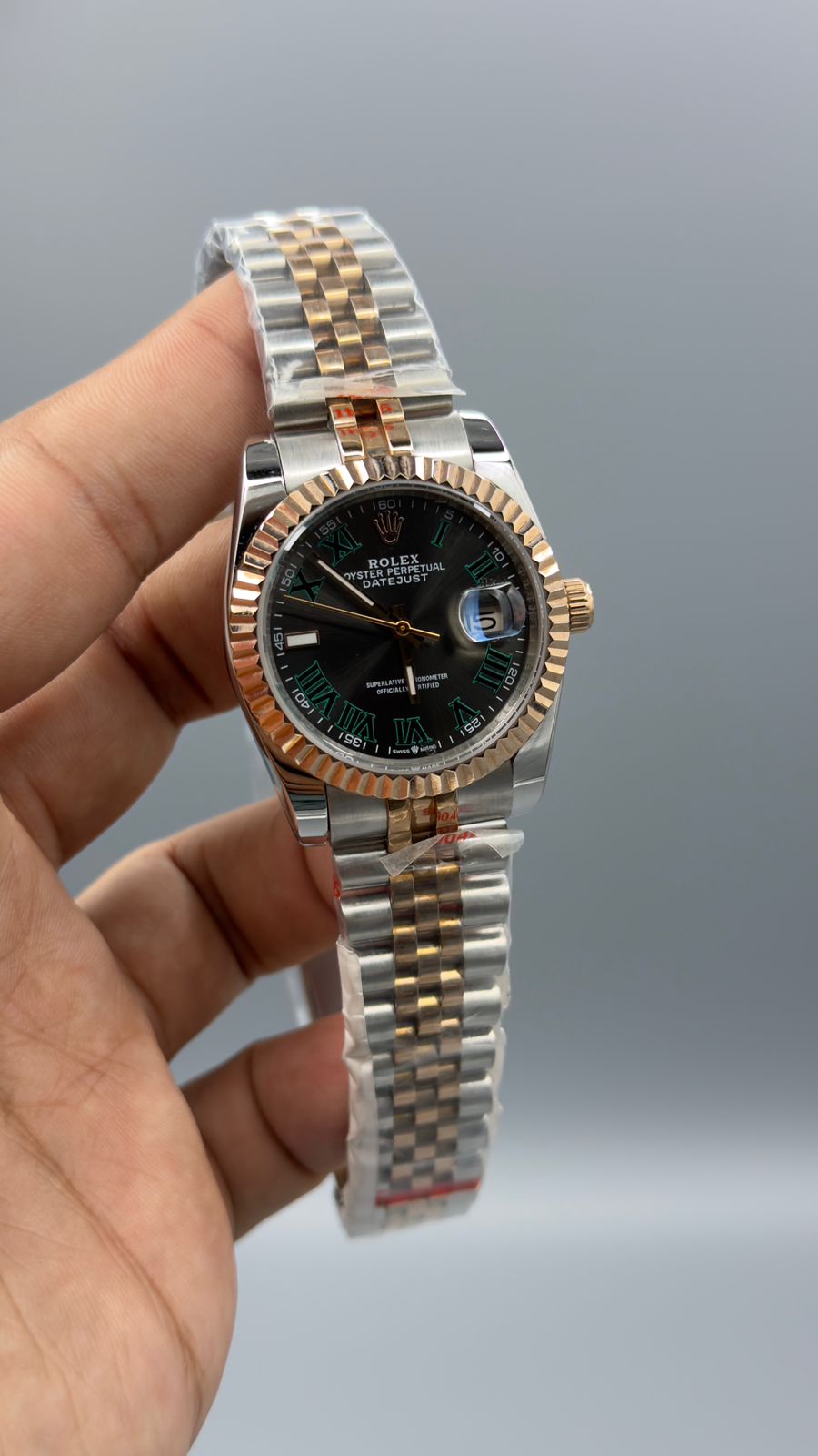 Datejust | 36mm | Twotone chain |wimbledon