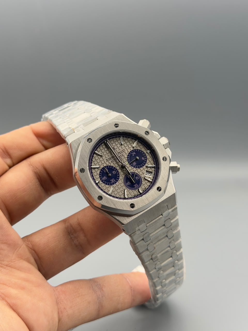 Ap choronograph watch Stainless steel master grade