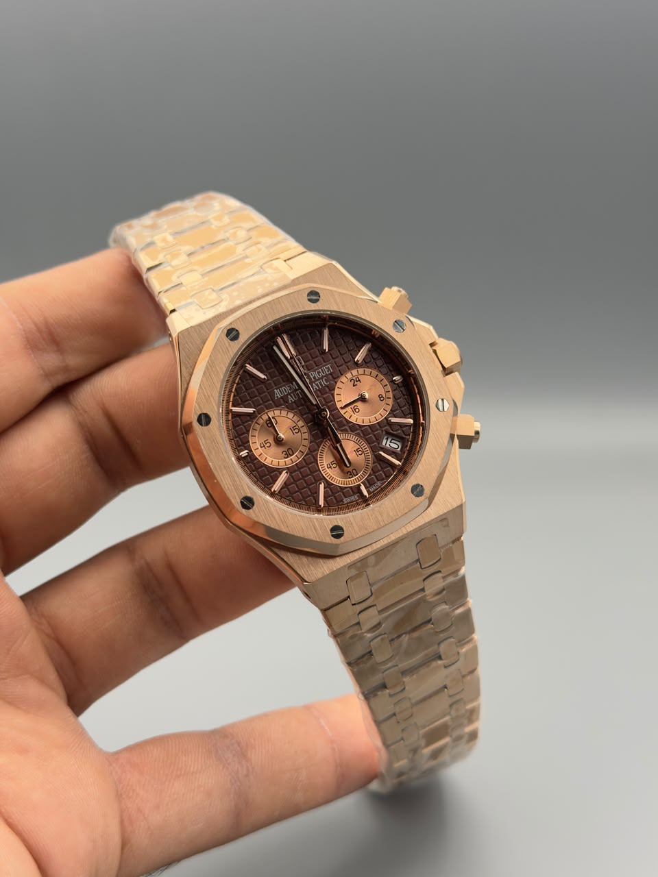 Ap choronograph watch Stainless steel master grade