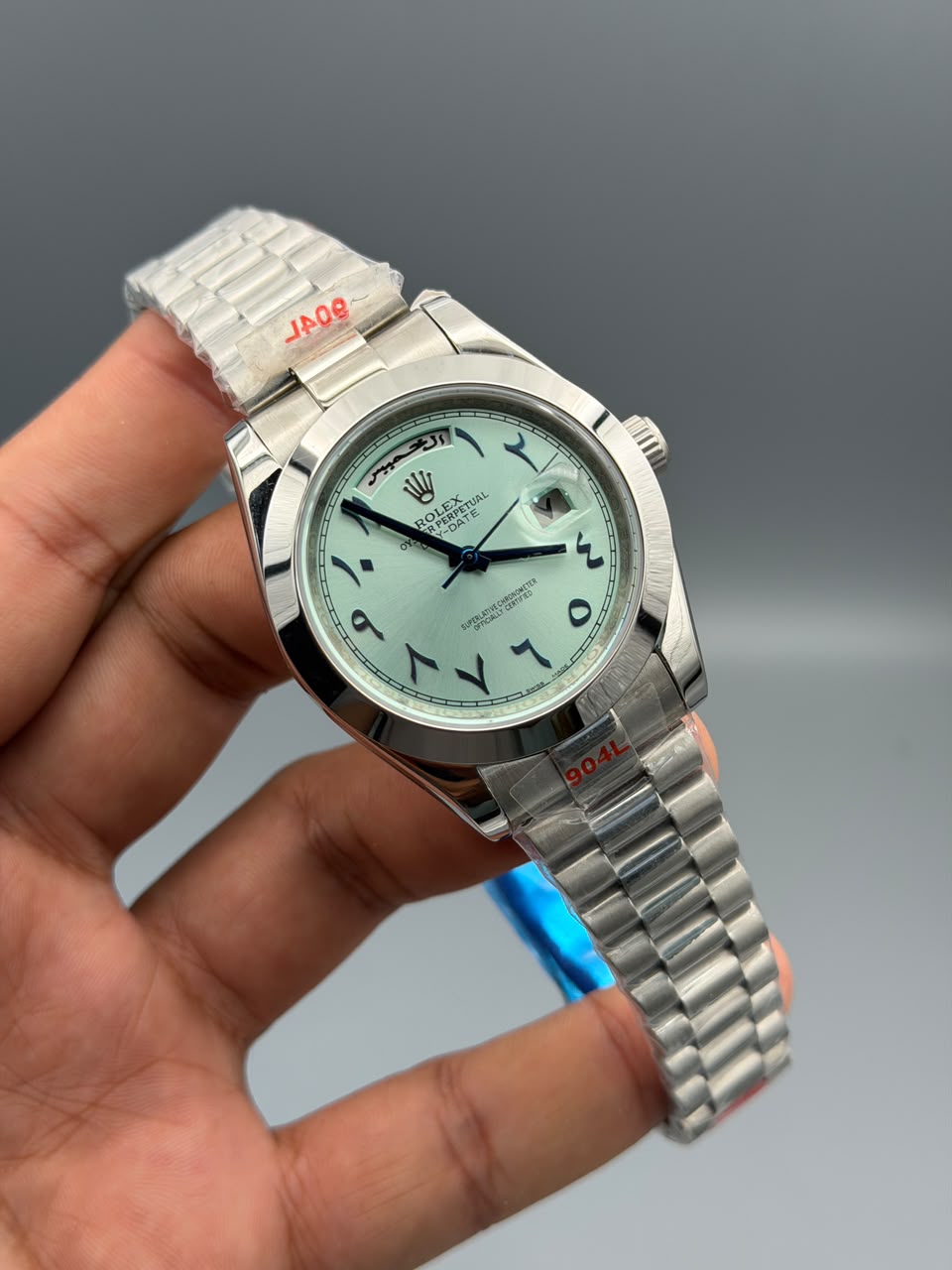 Daydate 41mm stainless steel master lock  zr made