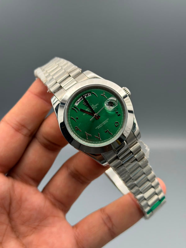 Daydate 41mm stainless steel master lock zr made