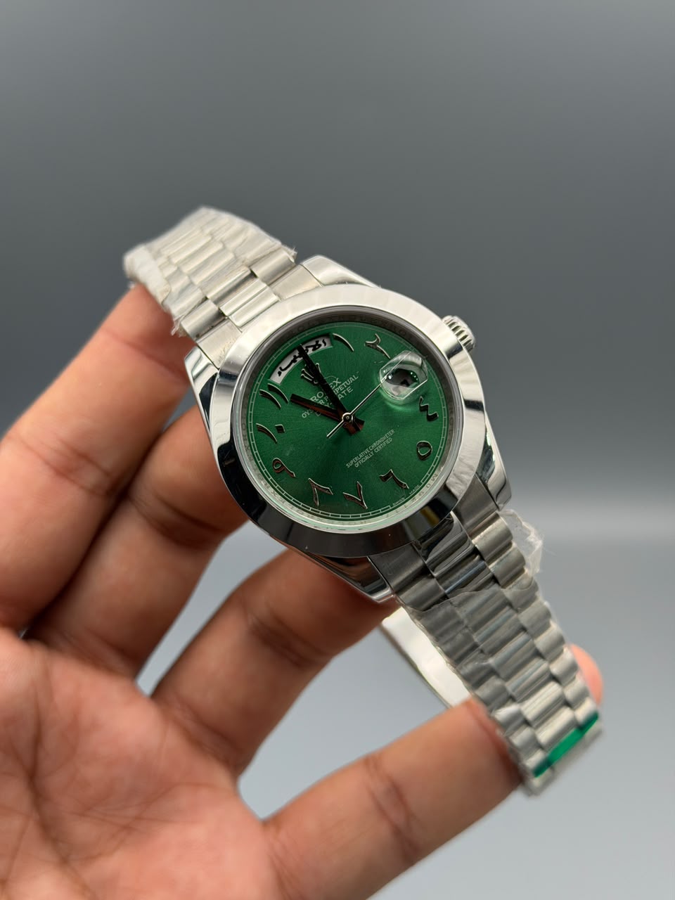 Daydate 41mm stainless steel master lock zr made