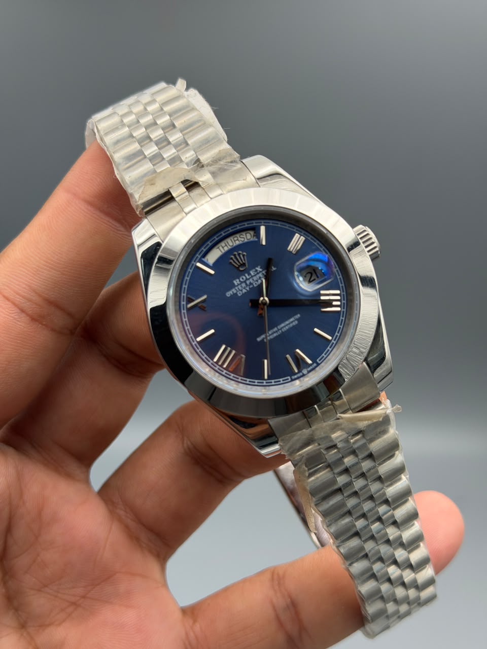 Daydate 41mm stainless steel master lock  zr made